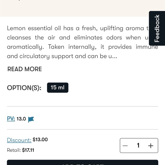 Young Living Lemon Essential Oil 15ml - Picture 3 of 3